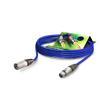 SOMMER CABLE Mikrofonkabel Club Series MKII, 2 x 0,34 mm² | XLR / XLR, NEUTRIK 1,00m | blau