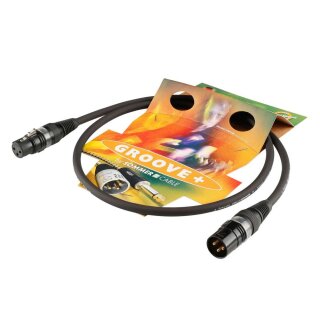 SOMMER CABLE Mikrofonkabel, 2 x 0,25 mm² | XLR / XLR, HICON 1,00m | schwarz