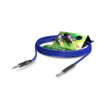 SOMMER CABLE Patchkabel, TT-Phone SC-Goblin, 2  x  0,14 mm² | TT-Phone / Klinke, NEUTRIK 1,00m | blau