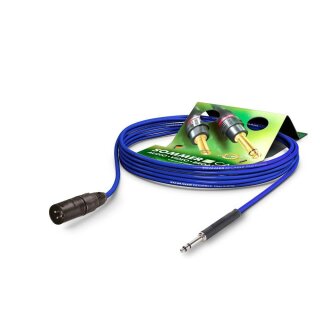 SOMMER CABLE Patchkabel, TT-Phone SC-Goblin, 2  x  0,14 mm² | XLR / TT-Phone, NEUTRIK 0,50m | blau
