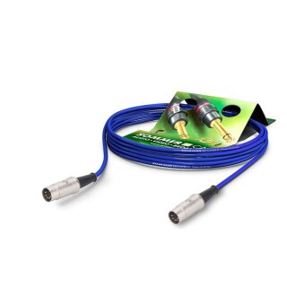 SOMMER CABLE MIDI-Kabel SC-Goblin, 2  x  0,14 mm² | DIN5 / DIN5, REAN 0,30m | blau