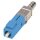 HICON CONNECTORS HICON Fiber-LC, Kunststoff-, Crimp-Kabelstecker, gerade, blau
