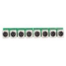 SOMMER CABLE INSTALL-Modul 8 x XLR D-Serie male, Metall-,...