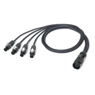 SOMMER CABLE Sommer cable Speaker System , Speakon 4-polig/LK 8-pol male; NEUTRIK/HICON 04/00 | 2,50m