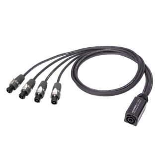 SOMMER CABLE Sommer cable Speaker System , Speakon 4-polig/Speakon Adapter 8-polig; NEUTRIK 04/00 | 1,00m