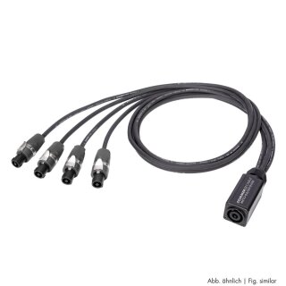 SOMMER CABLE Sommer cable Speaker System , Speakon 4-polig/Speakon Adapter 8-polig; NEUTRIK 04/00 | 2,50m