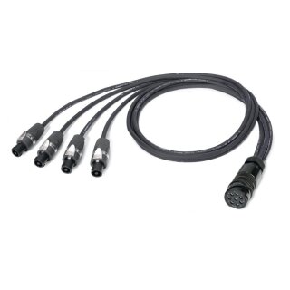 SOMMER CABLE Sommer cable Speaker System , Speakon 4-polig/LK 8-pol female; NEUTRIK/HICON 04/00 | 1,00m