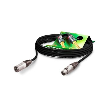 SOMMER CABLE Mikrofonkabel SC-SEMICOLON PUR, 4 x 0,14 mm² | XLR / XLR, NEUTRIK 3,00m | schwarz
