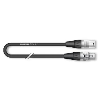 SOMMER CABLE Mikrofonkabel SC-Micro-Stage, 2 x 0,14 mm² | XLR / XLR, HICON 1,00m