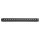 SOMMER CABLE Sommer cable Audio-Steckfeld XLR , 1 HE, 12 BE, XLR 3-pol male/XLR 3-pol female; HICON; vergoldete Kontakte, 2 mm Stahlblech, Farbe: schwarz, matt 16/00