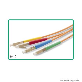 SOMMER CABLE Sommer cable Digital LWL-Verteilsystem , LC 8xLC <-> 8xLC | Multimode | OCTOPUS FR/LSOH | Innenverlegung | 50,00m | keine
