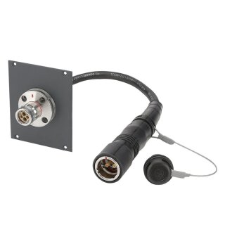 SOMMER CABLE HD-Kamerakabel SMPTE311M Octopus Hybrid | Installations-/Einbauadapter FMW male Einbaustecker / PUW female Kabelbuchse, LEMO