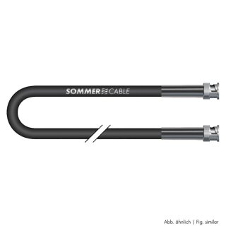 SOMMER CABLE HF-Kabel RG-Classic 50 ?, 1  x  | BNC / BNC, HICON 0,50m | schwarz