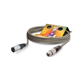 SOMMER CABLE Mikrofonkabel Stage 22 Highflex, 2 x 0,22 mm² | XLR / XLR, NEUTRIK 1,00m | grau