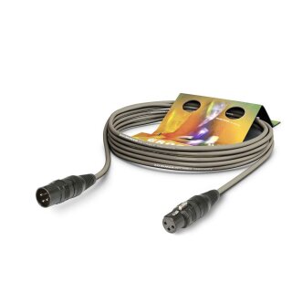 SOMMER CABLE Mikrofonkabel Stage 22 Highflex, 2 x 0,22 mm² | XLR / XLR, HICON 1,00m | grau