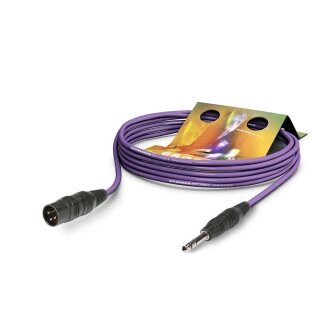 SOMMER CABLE Mikrofonkabel Stage 22 Highflex, 2 x 0,22 mm² | XLR / Klinke, HICON 1,00m | violett