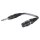 SOMMER CABLE Sommer cable  Adapterkabel | Klinke male 6,3 mm stereo/XLR 3-pol female gerade 0,15m | schwarz