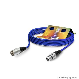 SOMMER CABLE Mikrofonkabel Stage 22 Highflex, 2 x 0,22 mm² | XLR / XLR, HICON 1,00m | blau