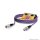 SOMMER CABLE Mikrofonkabel Stage 22 Highflex, 2 x 0,22 mm² | XLR / XLR, HICON 1,00m | violett