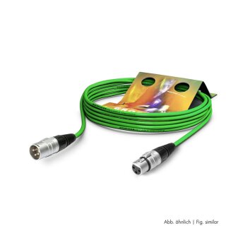 SOMMER CABLE Mikrofonkabel Stage 22 Highflex, 2 x 0,22 mm² | XLR / XLR, HICON 3,00m | grün