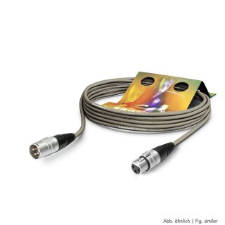 SOMMER CABLE Mikrofonkabel Stage 22 Highflex, 2 x 0,22 mm² | XLR / XLR, HICON 3,00m | grau