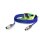 SOMMER CABLE Mikrofonkabel Stage 22 Highflex, 2 x 0,22 mm² | XLR / XLR, NEUTRIK 0,50m | blau