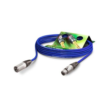 SOMMER CABLE Mikrofonkabel Stage 22 Highflex, 2 x 0,22 mm² | XLR / XLR, NEUTRIK 15,00m | blau