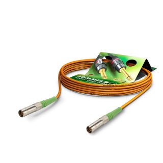 SOMMER CABLE Patchkabel DS-Verbinder SC-Slimline (RCB), 1  x  0,28 mm² | DS / DS, DAMAR & HAGEN 0,30m | orange | grün