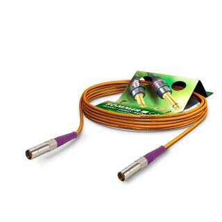SOMMER CABLE Patchkabel DS-Verbinder SC-Slimline (RCB), 1  x  0,28 mm² | DS / DS, DAMAR & HAGEN 0,30m | orange | violett