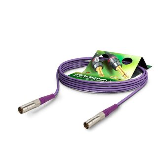 SOMMER CABLE Patchkabel DS-Verbinder SC-Slimline (RCB), 1  x  0,28 mm² | DS / DS, DAMAR & HAGEN 0,90m | violett | violett