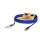 SOMMER CABLE Instrumentenkabel Tricone® MKII, 1  x  0,22 mm² | RCA-Cinch / Klinke, HICON 5,00m | blau