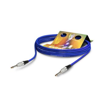 SOMMER CABLE Instrumentenkabel Tricone® MKII, 1  x  0,22 mm² | Klinke / Klinke, HICON 6,00m | blau