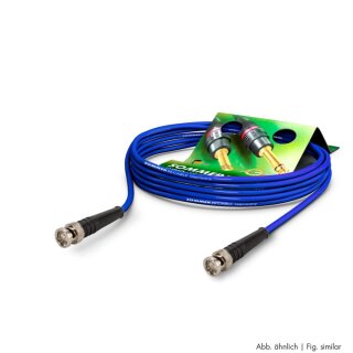 SOMMER CABLE Video-Patchkabel HD-SDI (HDTV) SC-Vector 0.8/3.7, 1  x  0,80 mm² | BNC / BNC, HICON 1,00m | blau | violett