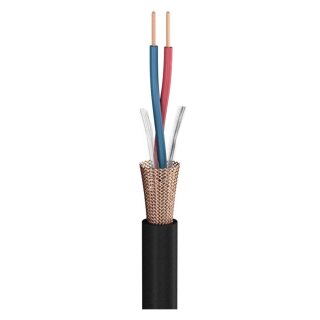 SOMMER CABLE Mikrofonkabel Club Series MKII; 2 x 0,34 mm²; PVC Ø 6,50 mm; schwarz, ohne Aufdruck