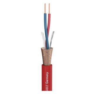 SOMMER CABLE Mikrofonkabel Club Series MKII; 2 x 0,34 mm²; PVC Ø 6,50 mm; rot (50m)