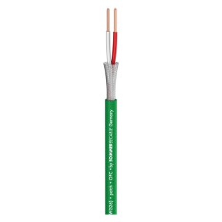 SOMMER CABLE Patch- & Mikrofonkabel SC-Scuba 14; 2 x 0,14 mm²; PVC Ø 3,80 mm; grün (25m)