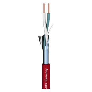 SOMMER CABLE Patchkabel SC-Isopod SO-F22; 2 x 0,22 mm²; PVC Ø 3,30 mm; rot (50m)