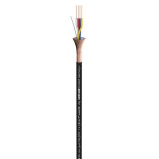 SOMMER CABLE Patch- & Mikrofonkabel SC-CICADA 4; 4 x 0,14 mm²; PUR Master-Blend Ø 3,40 mm; schwarz (100m)