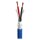 SOMMER CABLE Lautsprecherkabel SC-DUAL BLUE; 2 x 4,00 mm²; S-PVC Ø 15,50 mm; aqua