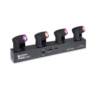 Cameo HYDRABEAM 400 RGBW - Lichtanlage mit 4 Ultraschnellen 10 W CREE RGBW Quad-LED Moving Heads