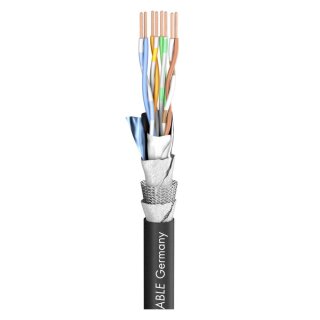 SOMMER CABLE Cat.5 SC-Mercator CAT.5 PUR; PUR-FRNC; schwarz, Ø 6,20 mm (50m)