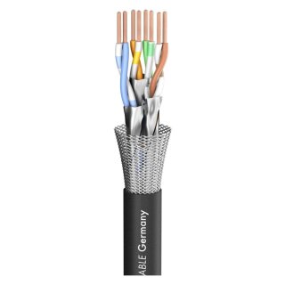 SOMMER CABLE Cat.7 SC-Mercator CAT.7 PUR XL; PUR; schwarz, Ø 8,50 mm (100m)
