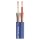 SOMMER CABLE Patch- & Instrumentenkabel SC-Onyx 2025 MKII; 2 x 1 x 0,25 mm²; PVC; 8,3 x 3,8 mm; blau (100m)