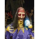 EUROPALMS Halloween Figur Wahrsagerin, animiert 50cm