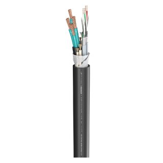 Sommer Cable Spezialkabel für Subwoofer-Systeme SC-ELEPHANT ROBUST DMX; 4 x 4,00 mm²; 2 x 0,22 mm²; PVC Ø 19,50 mm; schwarz