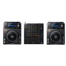 Pioneer DJ XDJ-1000MK2 2er Set + Pioneer DJ DJM-A9