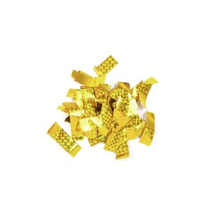 TCM FX Metallic Konfetti rechteckig 55x18mm, gold, Lasereffekt, 1kg