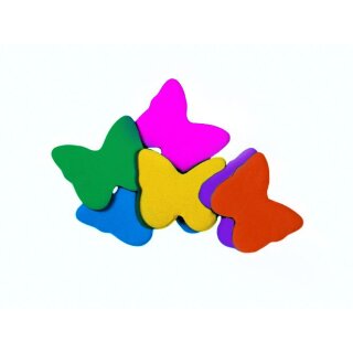TCM FX Slowfall Konfetti Schmetterlinge 55x55mm, mehrfarbig, 1kg