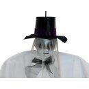 EUROPALMS Halloween Figur Frau mit Hut, 70cm