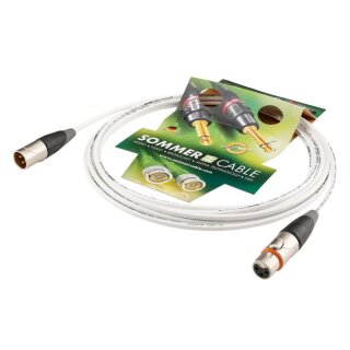 SOMMER CABLE Mikrofonkabel SC-AQUA MARINEX, 2 x 0,14 mm² | XLR / XLR, HICON 1,00m | weiß